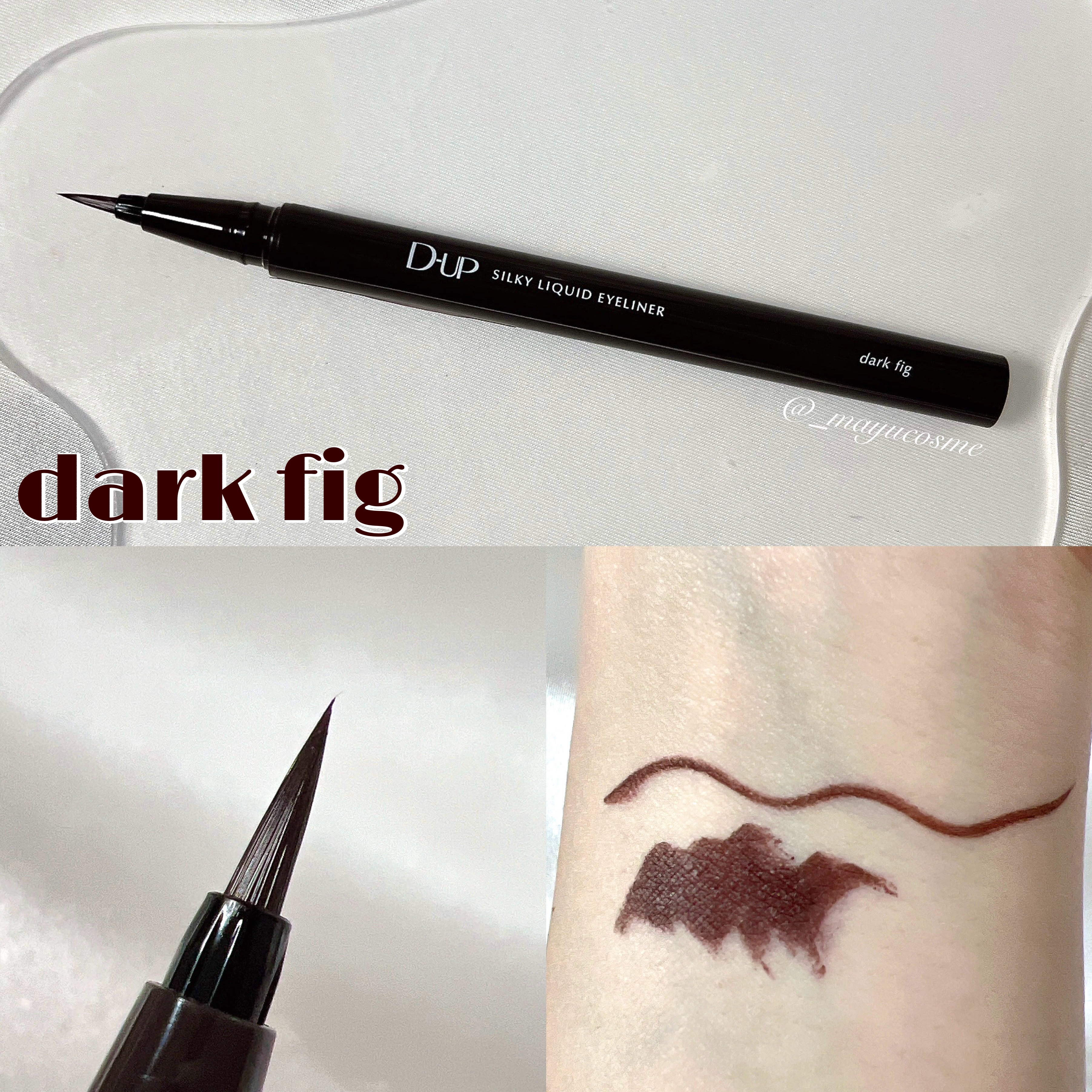 シルキーリキッドアイライナーWP/D-UP/リキッドアイライナーを使ったクチコミ（2枚目）