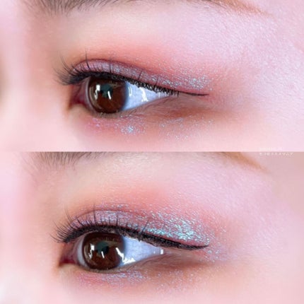 マルチグリッターカラー/ENBAN TOKYO/単色アイシャドウを使ったクチコミ(7枚目)