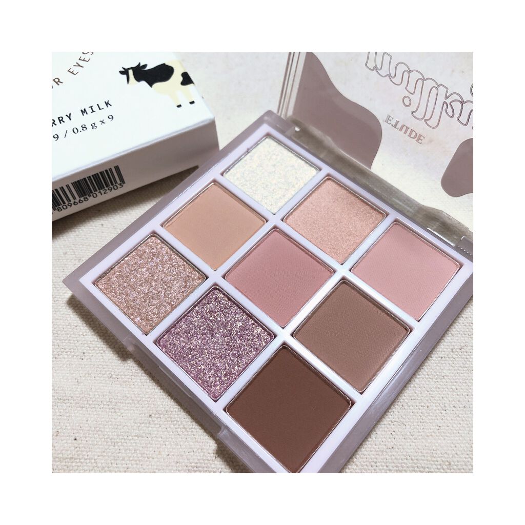 プレイカラーアイズ ≪ミルキーコレクション≫/ETUDE/アイシャドウパレットを使ったクチコミ(2枚目)