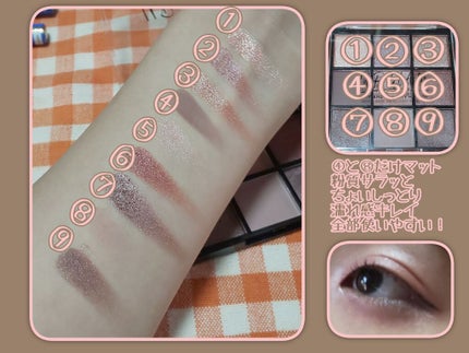 UR GLAM BLOOMING EYE COLOR PALETTE/U R GLAM/アイシャドウパレットを使ったクチコミ(2枚目)