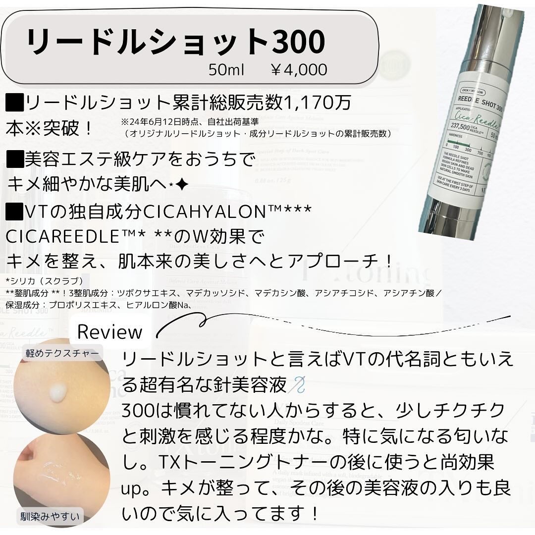 リードルショット300/VT/美容液を使ったクチコミ(4枚目)