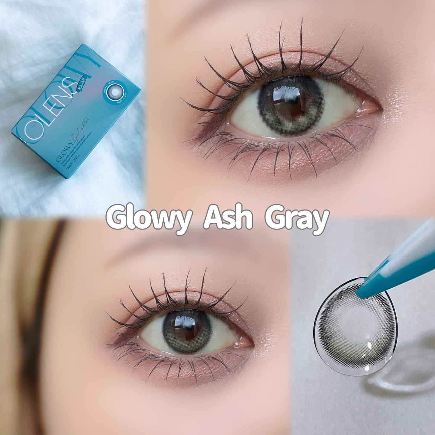 Glowy 1day/OLENS/ワンデー（１DAY）カラコンを使ったクチコミ（2枚目）