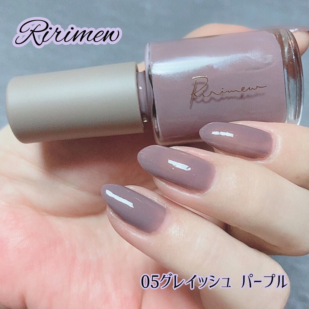 ネイルポリッシュ /Ririmew/マニキュアを使ったクチコミ(4枚目)