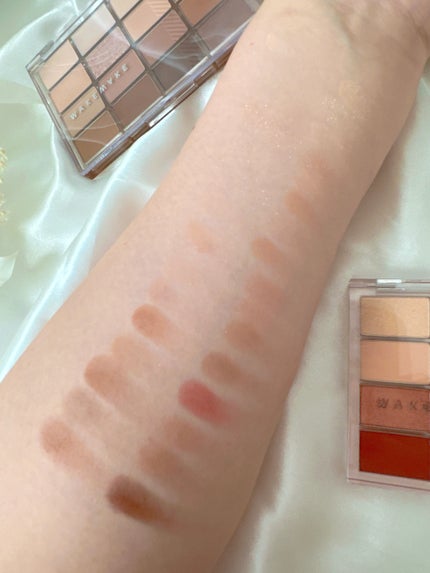 ソフトブラーリングアイパレット/wakemake/アイシャドウパレットを使ったクチコミ(9枚目)