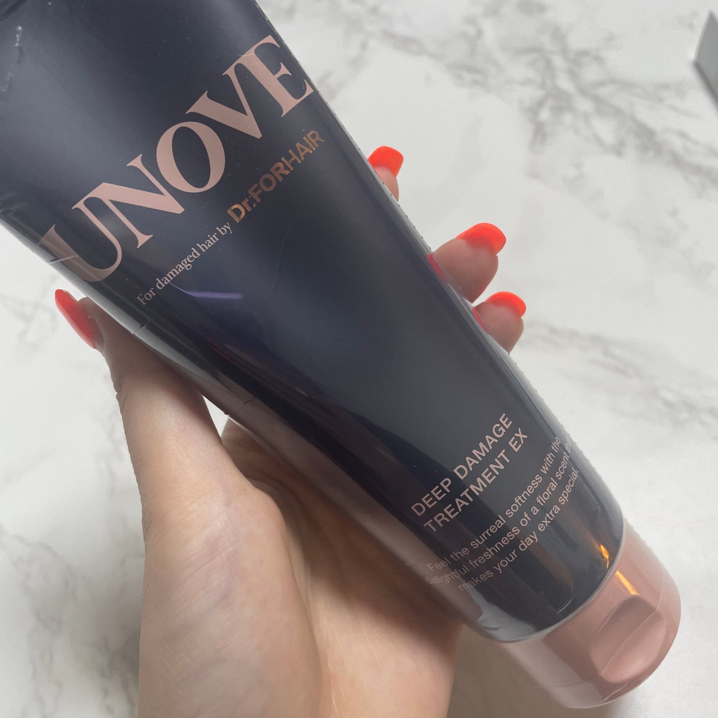 ディープダメージトリートメントEX/UNOVE/洗い流すヘアトリートメントを使ったクチコミ(1枚目)