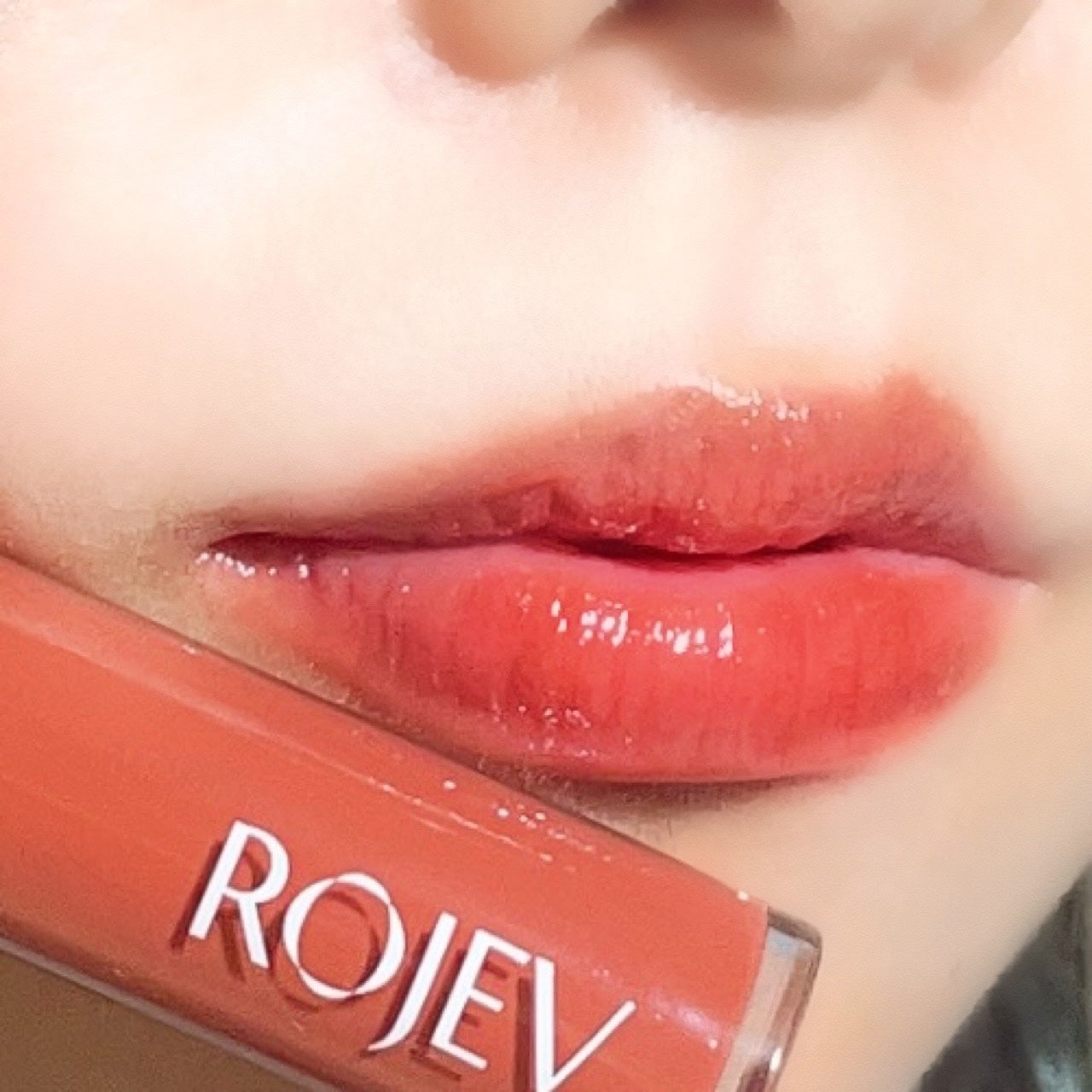 LIP PLUMPER GLAZE TINT/ROJEV/口紅を使ったクチコミ(3枚目)