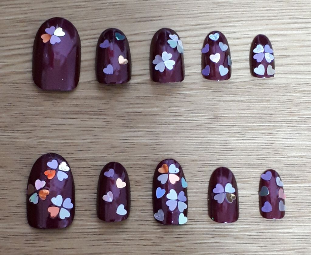 ネイルチップオーバルタイプ/DAISO/ネイルチップ・パーツを使ったクチコミ（2枚目）