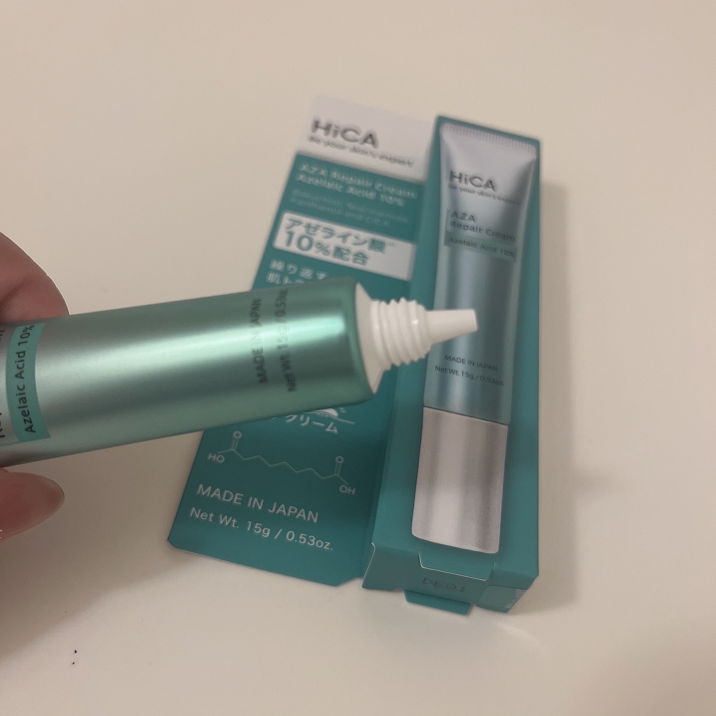 HiCA　AZAリペアクリーム アゼライン酸10%/HiCA/フェイスクリームを使ったクチコミ（2枚目）