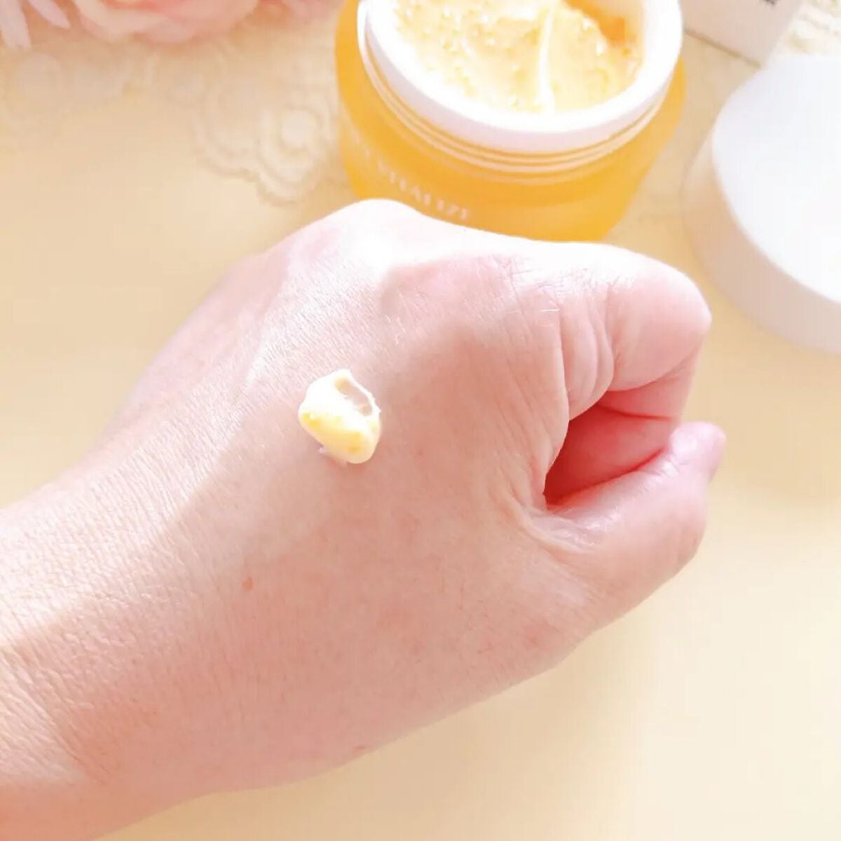 デイリーバイタライズカプセルクリーム/SAM'U/フェイスクリームを使ったクチコミ(4枚目)