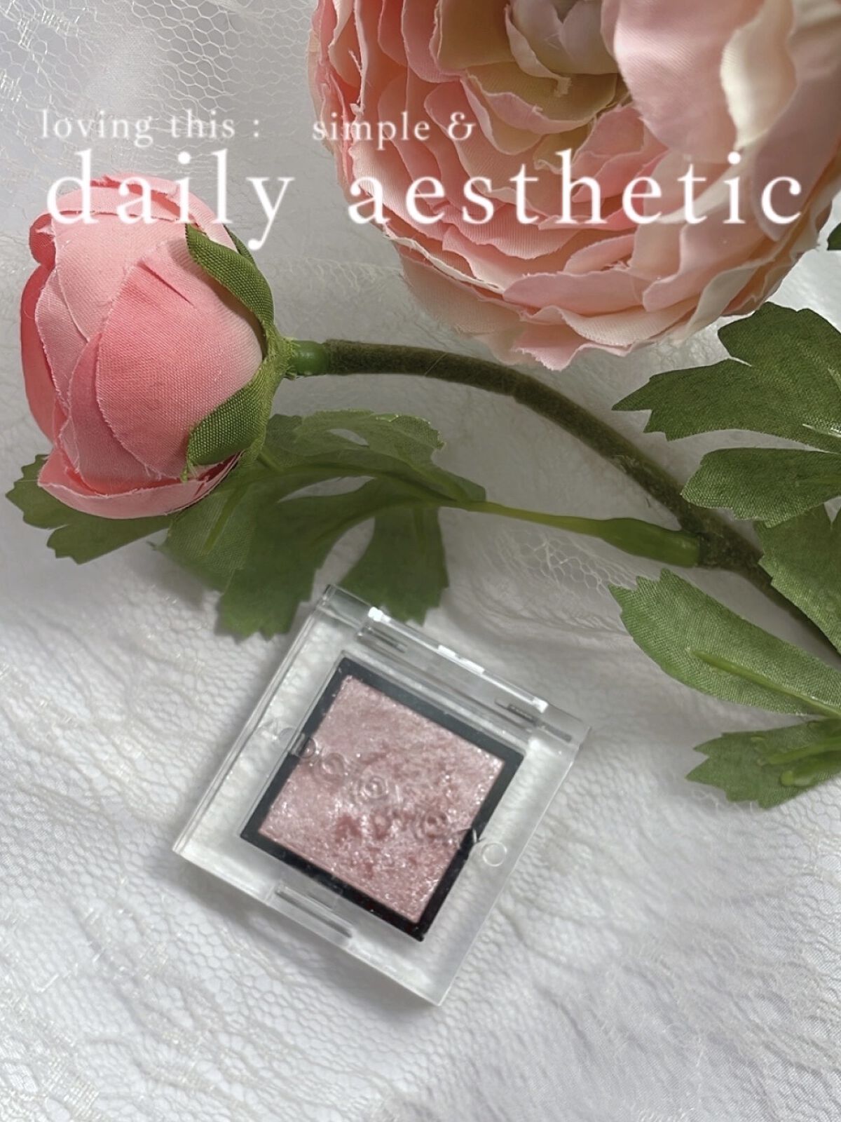 アディクション ザ アイシャドウ スパークル 012SP Tiny Ballerina/ADDICTION/単色アイシャドウを使ったクチコミ（2枚目）