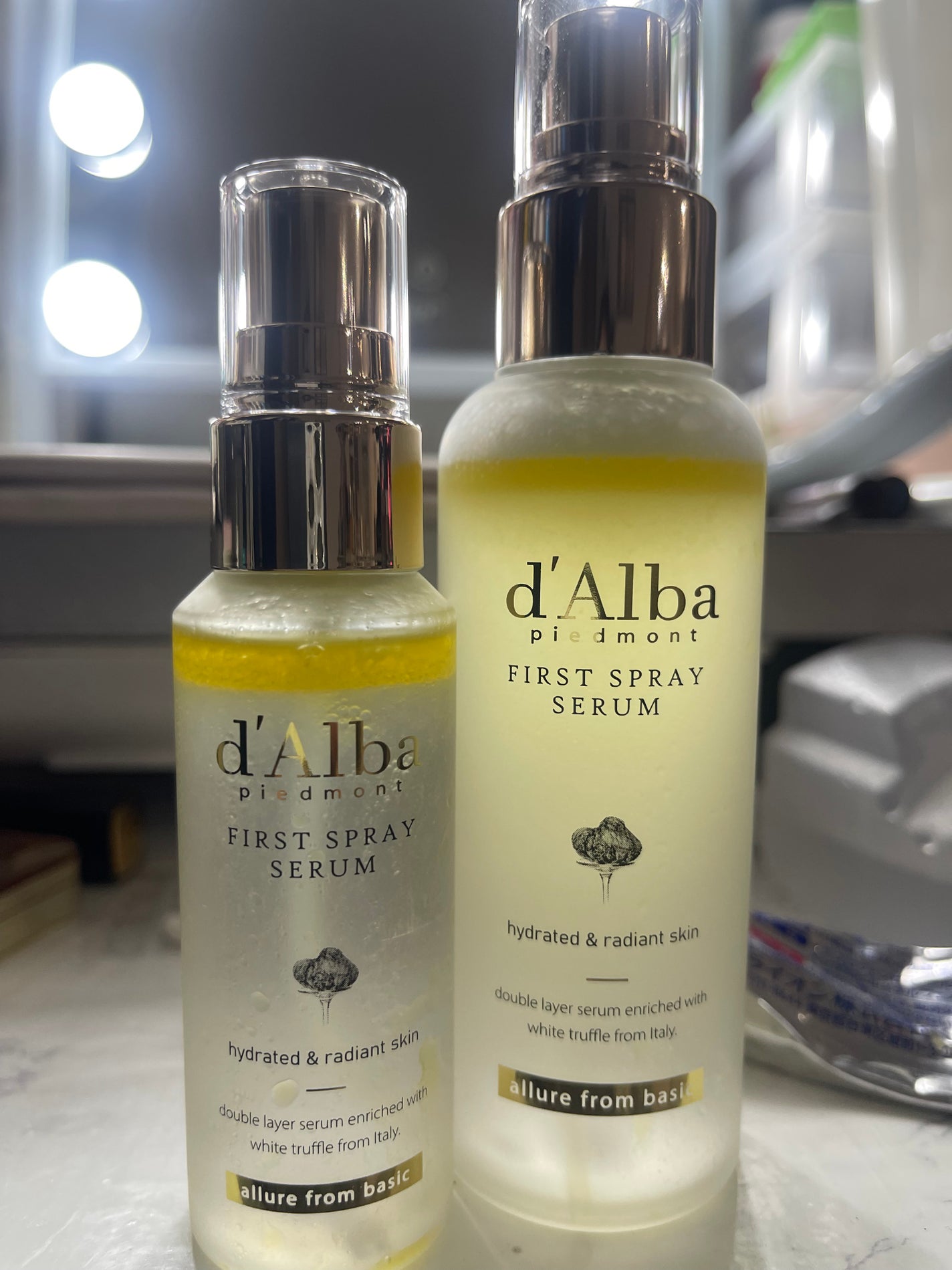 ダルバ ホワイトトリュフファーストスプレーセラム/ダルバ/ミスト状化粧水を使ったクチコミ(4枚目)