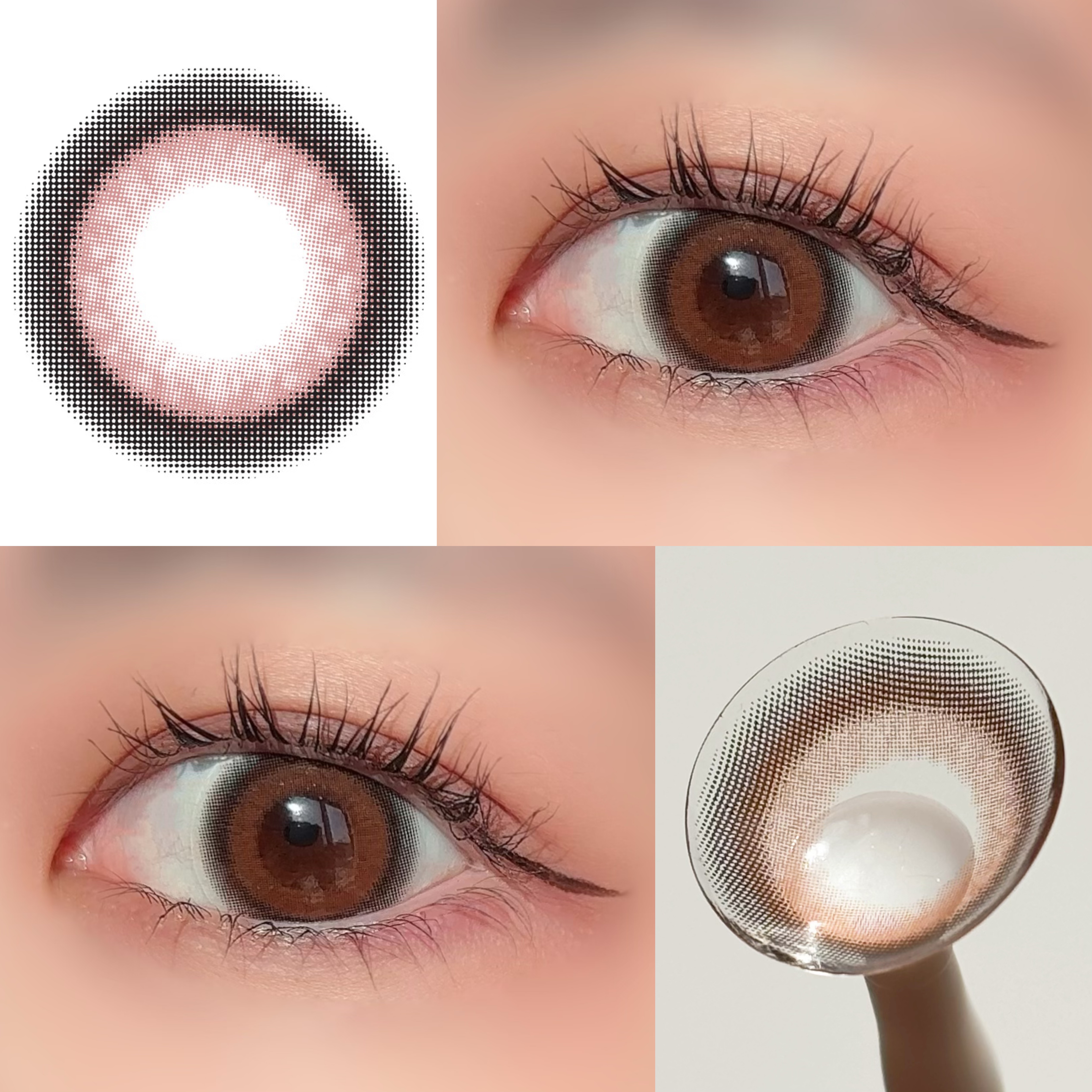 ベイビーモテコン/モテコン/カラーコンタクトレンズを使ったクチコミ（2枚目）