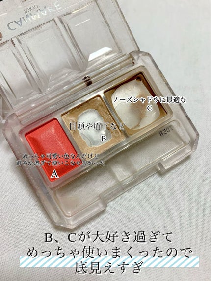 シークレットカラーアイズ/キャンメイク/アイシャドウパレットを使ったクチコミ(2枚目)