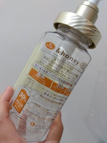 シルキー　スムースモイスチャー　シャンプー　1.0/ヘアトリートメント　2.0 シャンプー本体440ml/&honey/シャンプー・コンディショナーの画像