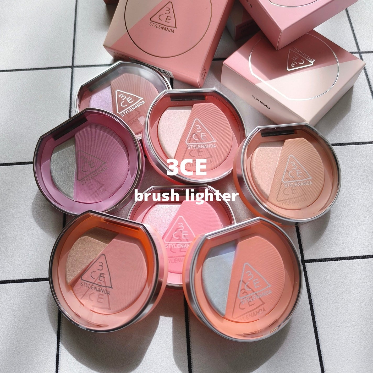 3CE ブラッシュライター/3CE/パウダーチークを使ったクチコミ(1枚目)