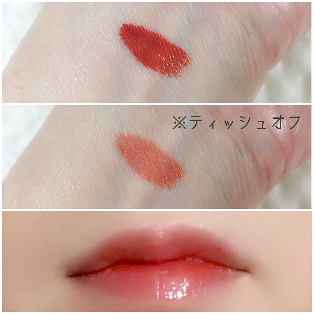 ディアダーリン ウォータージェルティント (アイスティント)/ETUDE/口紅を使ったクチコミ(2枚目)