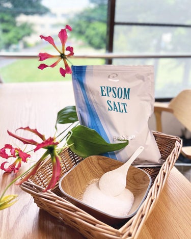 Epsom Salt (エプソムソルト) 国産(岡山県産)/EARTH CONSCIOUS (アースコンシャス)/入浴剤を使ったクチコミ（1枚目）