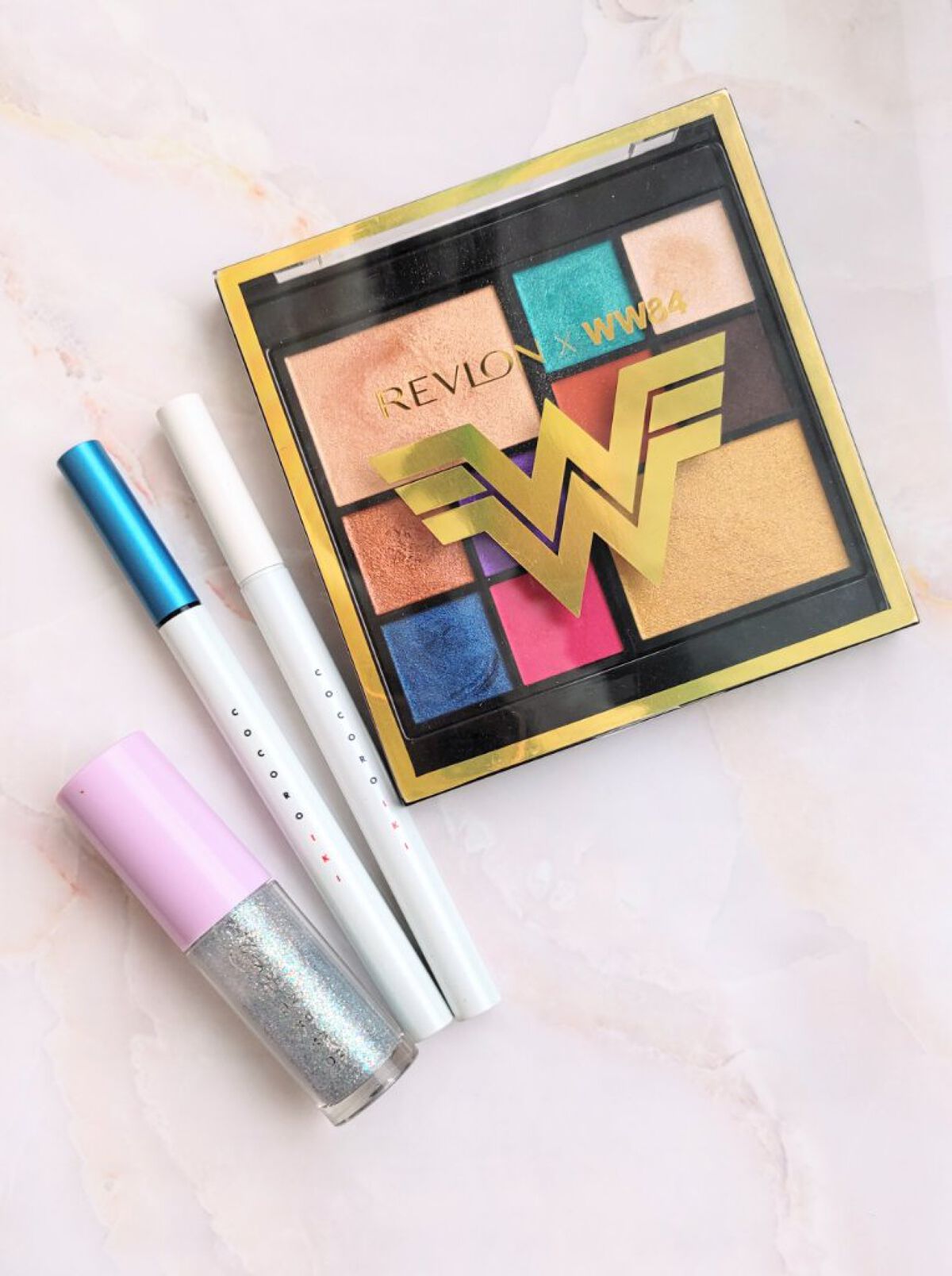 ザ ワンダー ウーマン 1984 フェイス ＆ アイ パレット/REVLON/アイシャドウパレットを使ったクチコミ（3枚目）