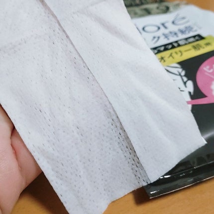 ビオレ メイク持続シート さらマット肌 <超オイリー肌用>/ビオレ/フェイスシートを使ったクチコミ(4枚目)