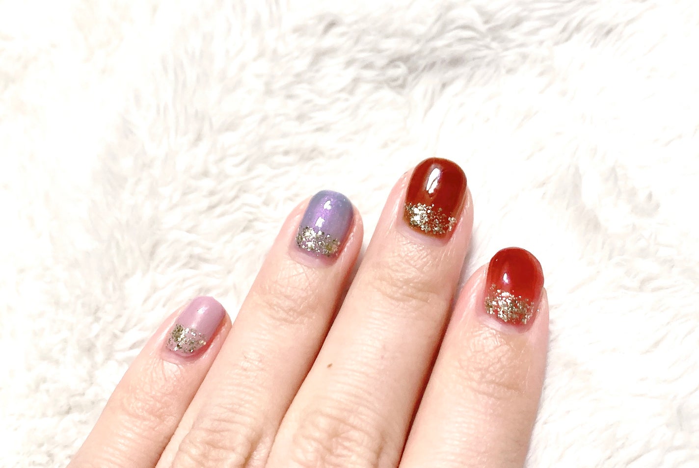 りし子 on LIPS 「ネイル日記˶˙ᵕ˙)ノ゙✼••┈┈••✼••┈┈••✼••┈┈..」(2枚目)