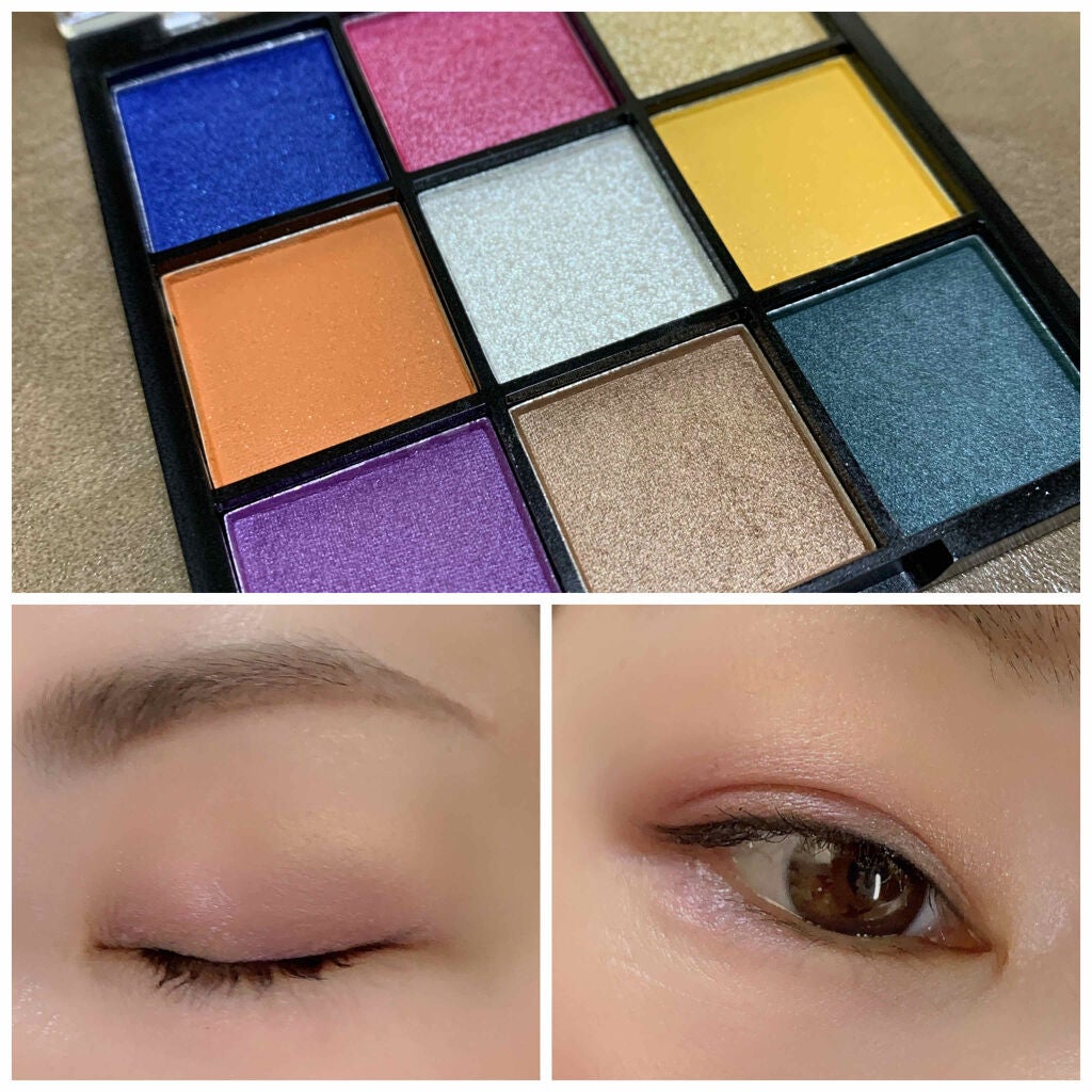 UR GLAM BLOOMING EYE COLOR PALETTE/U R GLAM/アイシャドウパレットを使ったクチコミ(2枚目)