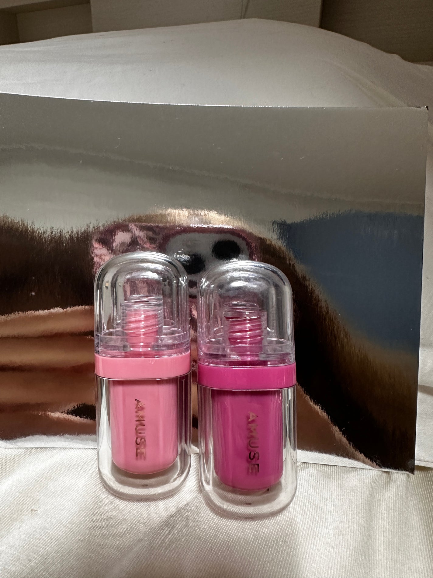 ジェルフィットティント/AMUSE/リップティントを使ったクチコミ(1枚目)