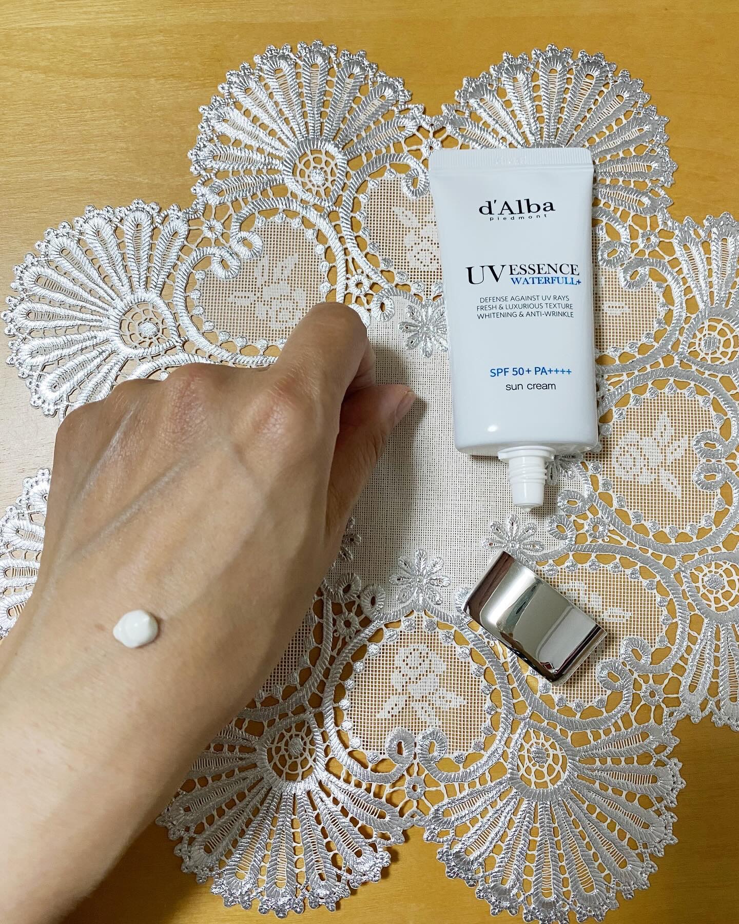 ダルバ ウォータフル エッセンス サンクリーム/ダルバ/日焼け止めクリームを使ったクチコミ（2枚目）