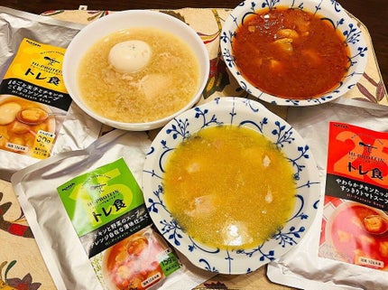 chiekotan on LIPS 「レトルトタイプのプロテインスープ、トレ食⭐️私たちのカラダの構..」(1枚目)