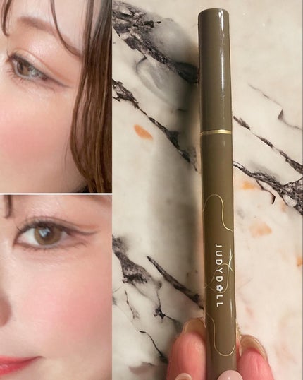 SLIM LIQUID EYELINER/JUDYDOLL/リキッドアイライナーを使ったクチコミ(2枚目)