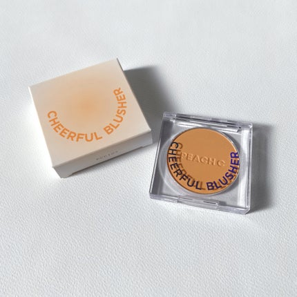 ピーチC チアフルブラッシャー/Peach C/パウダーチークを使ったクチコミ(1枚目)