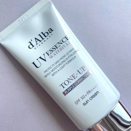 ダルバ ウォータフル トーンアップ サンクリーム(パープル)/ダルバ/日焼け止めクリームを使ったクチコミ(1枚目)