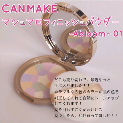 マシュマロフィニッシュパウダー ~Abloom~/キャンメイク/プレストパウダーを使ったクチコミ(2枚目)