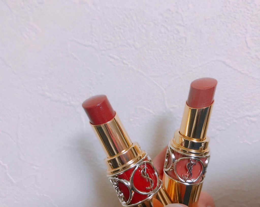 ルージュ ヴォリュプテ シャイン/YVES SAINT LAURENT BEAUTE/口紅を使ったクチコミ（1枚目）