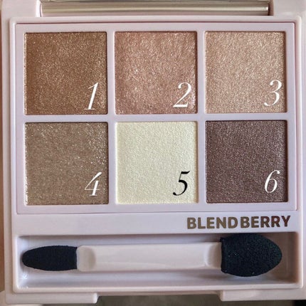 オーラクリエイション 003 ブラウニーベリー&ニュアンスブラウン/BLEND BERRY/アイシャドウパレットを使ったクチコミ(2枚目)