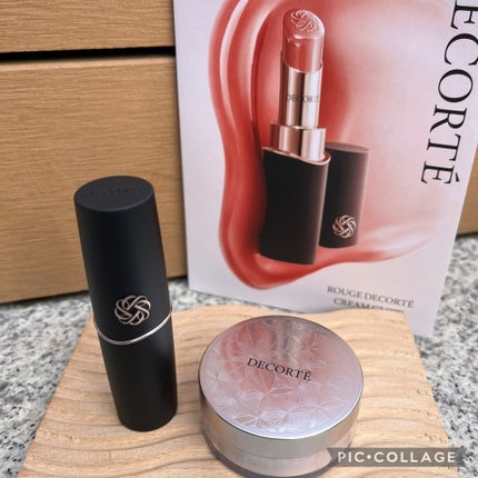 ルージュデコルテ クリームグロウ/DECORTÉ/口紅を使ったクチコミ(3枚目)