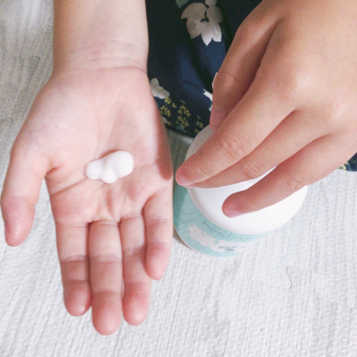 ピュア マテリエ ベビークリーム/pure materie/ボディクリームを使ったクチコミ(2枚目)