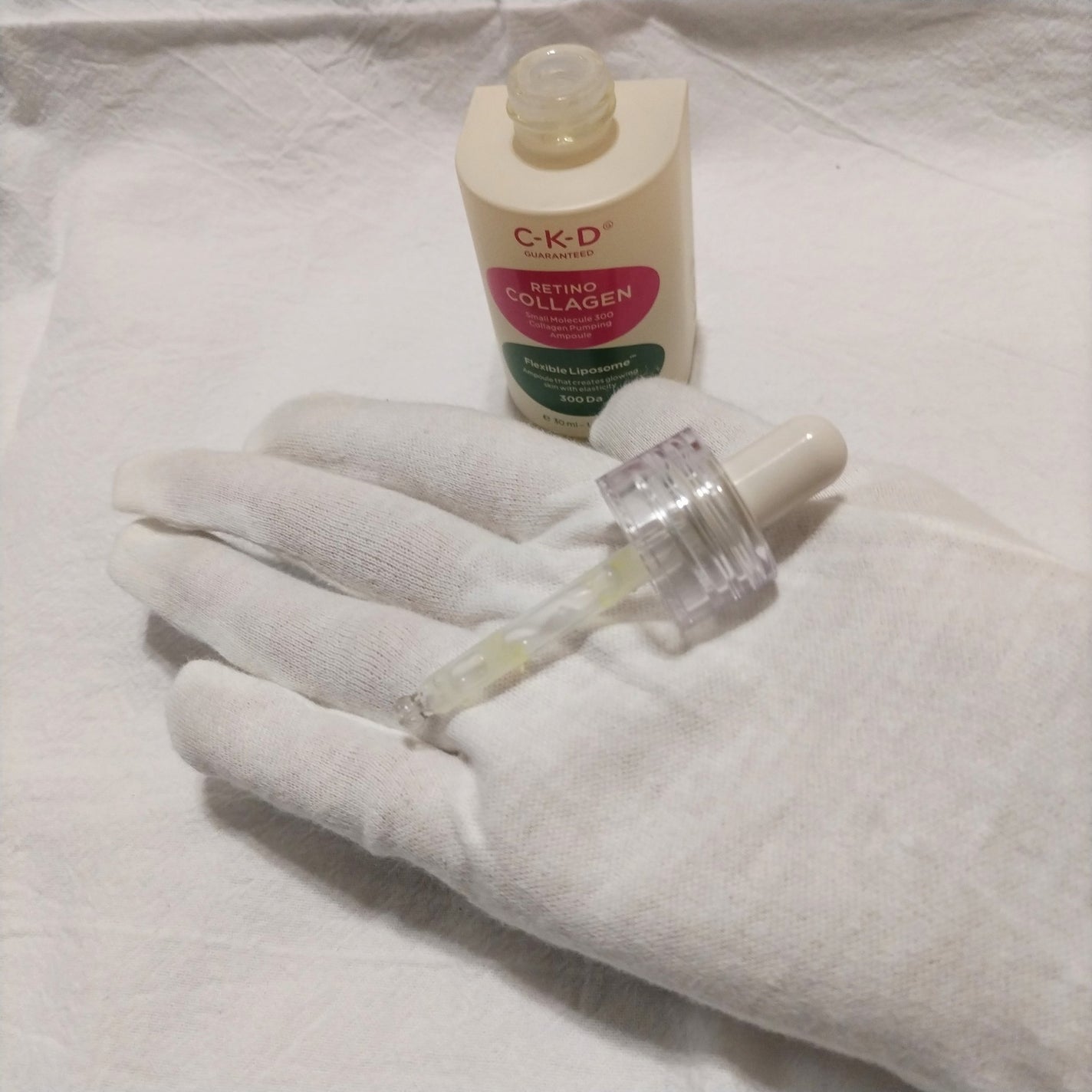 レチノコラーゲン低分子300パンピングアンプル/CKD/美容液を使ったクチコミ(3枚目)