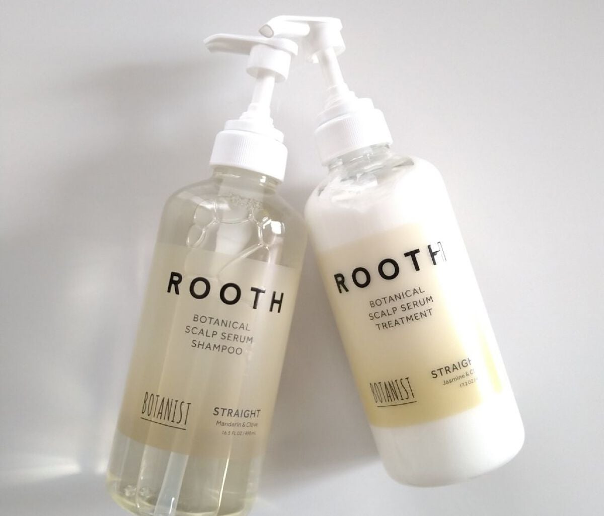 ルース ボタニカルスカルプセラム シャンプー・トリートメント(ストレート)/BOTANIST/市販シャンプーを使ったクチコミ(1枚目)