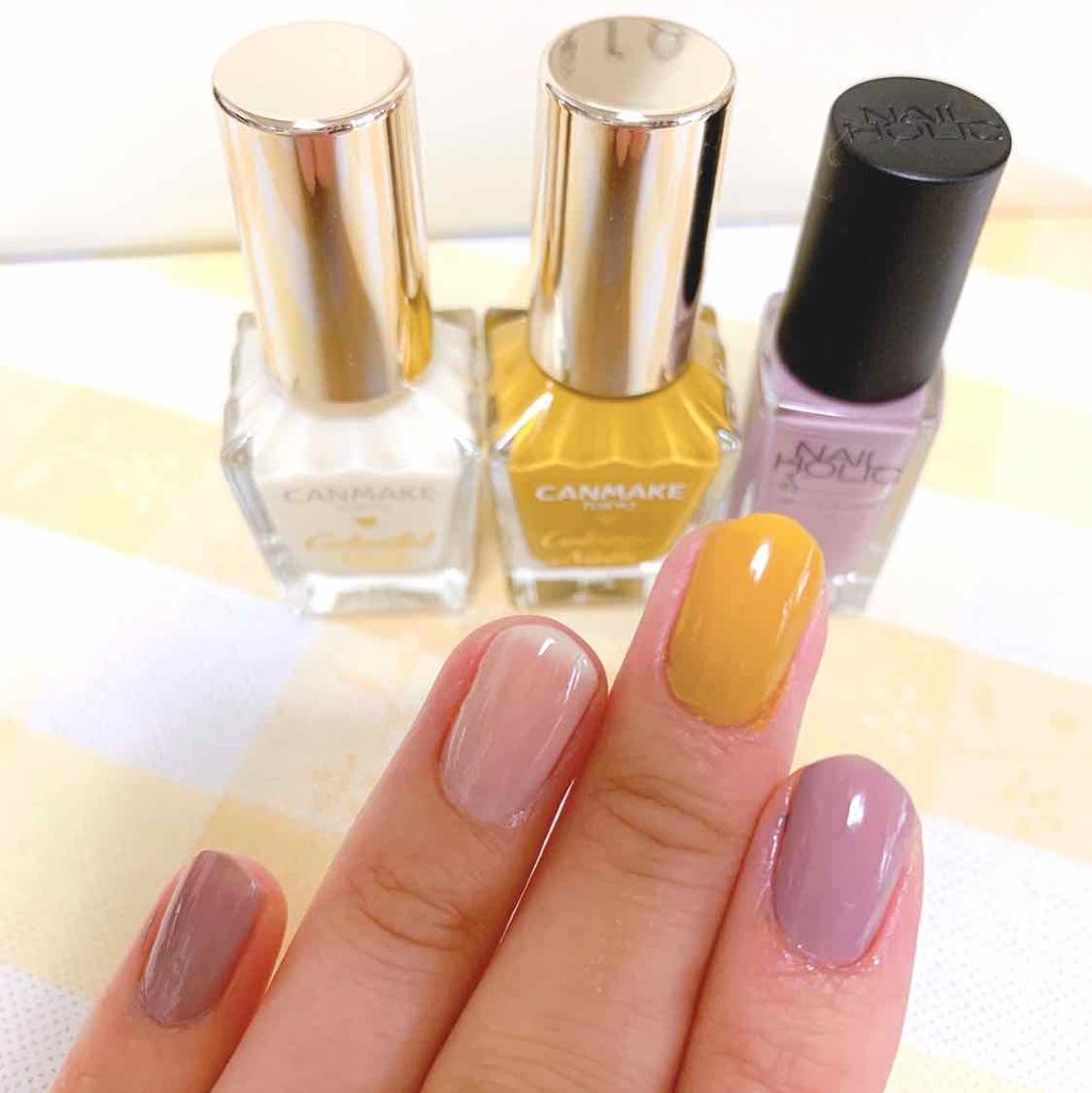 カラフルネイルズ/キャンメイク/マニキュアを使ったクチコミ(3枚目)