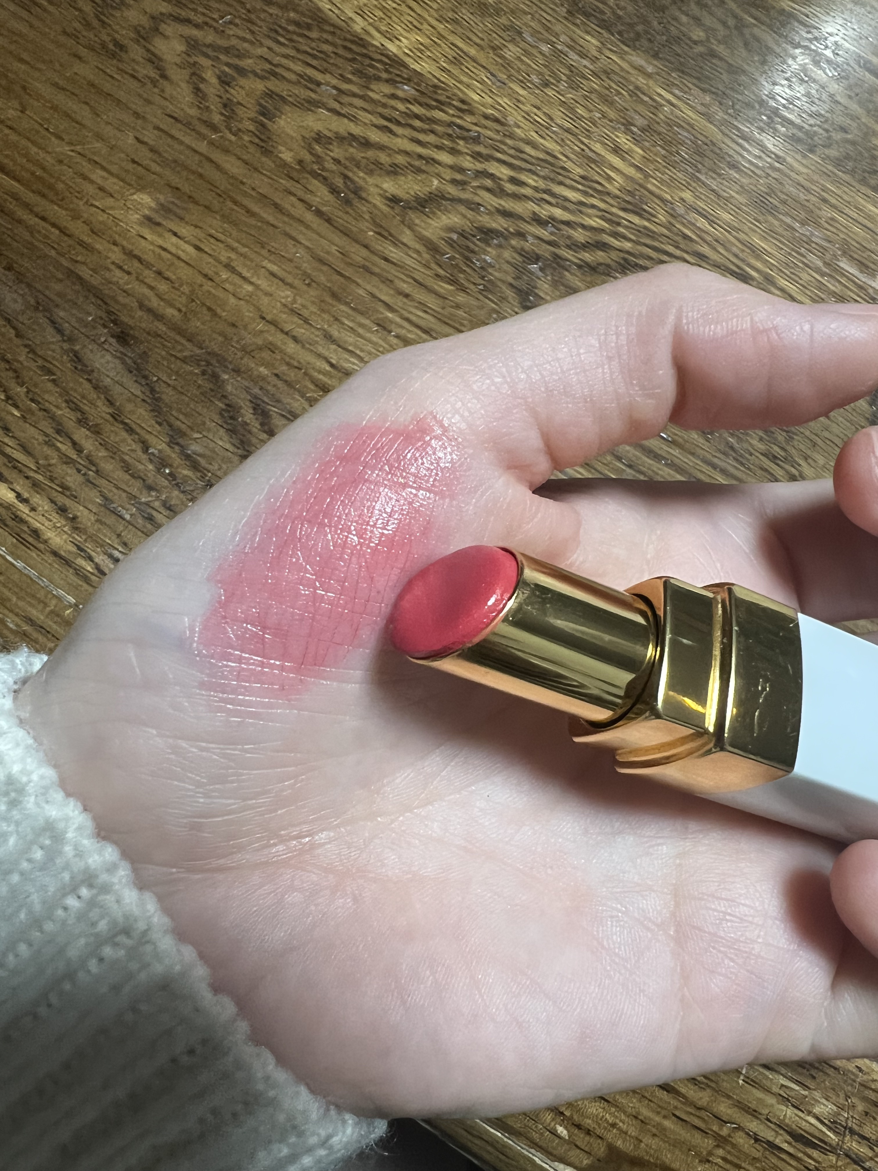 シャネル ルージュ ココ ボーム 918 マイ ローズ/CHANEL/口紅を使ったクチコミ（2枚目）