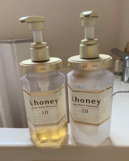 ディープモイスト シャンプー1.0/ヘアトリートメント2.0/&honey/市販シャンプーを使ったクチコミ(1枚目)