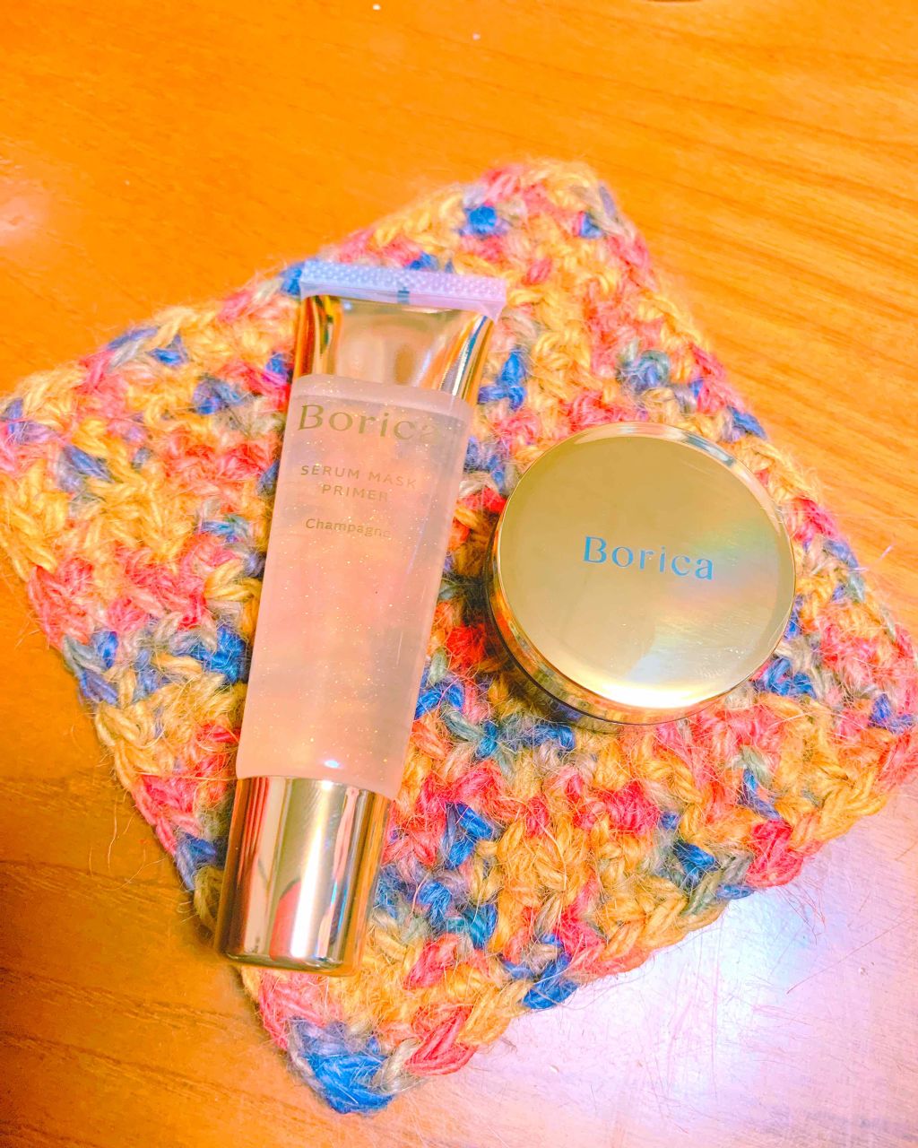 美容液マスクプライマー(シャンパン)/Borica/化粧下地を使ったクチコミ（1枚目）