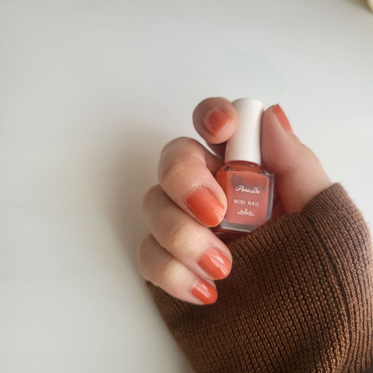 ミニネイル OR02 ポピーオレンジ/パラドゥ/マニキュアを使ったクチコミ（1枚目）