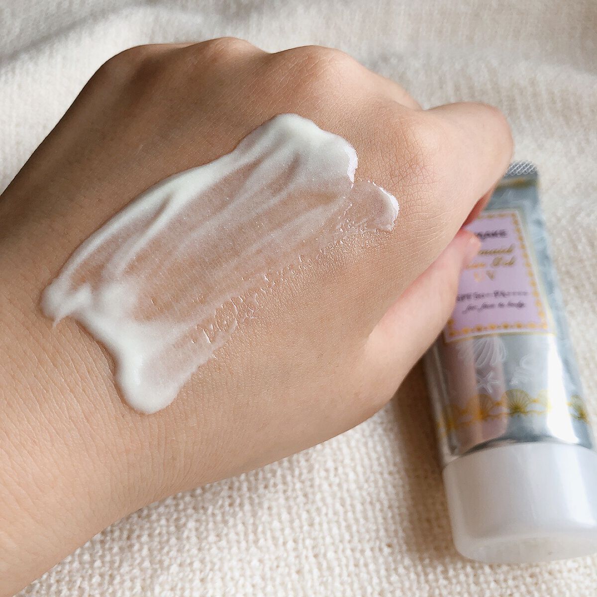 マーメイドスキンジェルUV/キャンメイク/日焼け止めジェルを使ったクチコミ(3枚目)