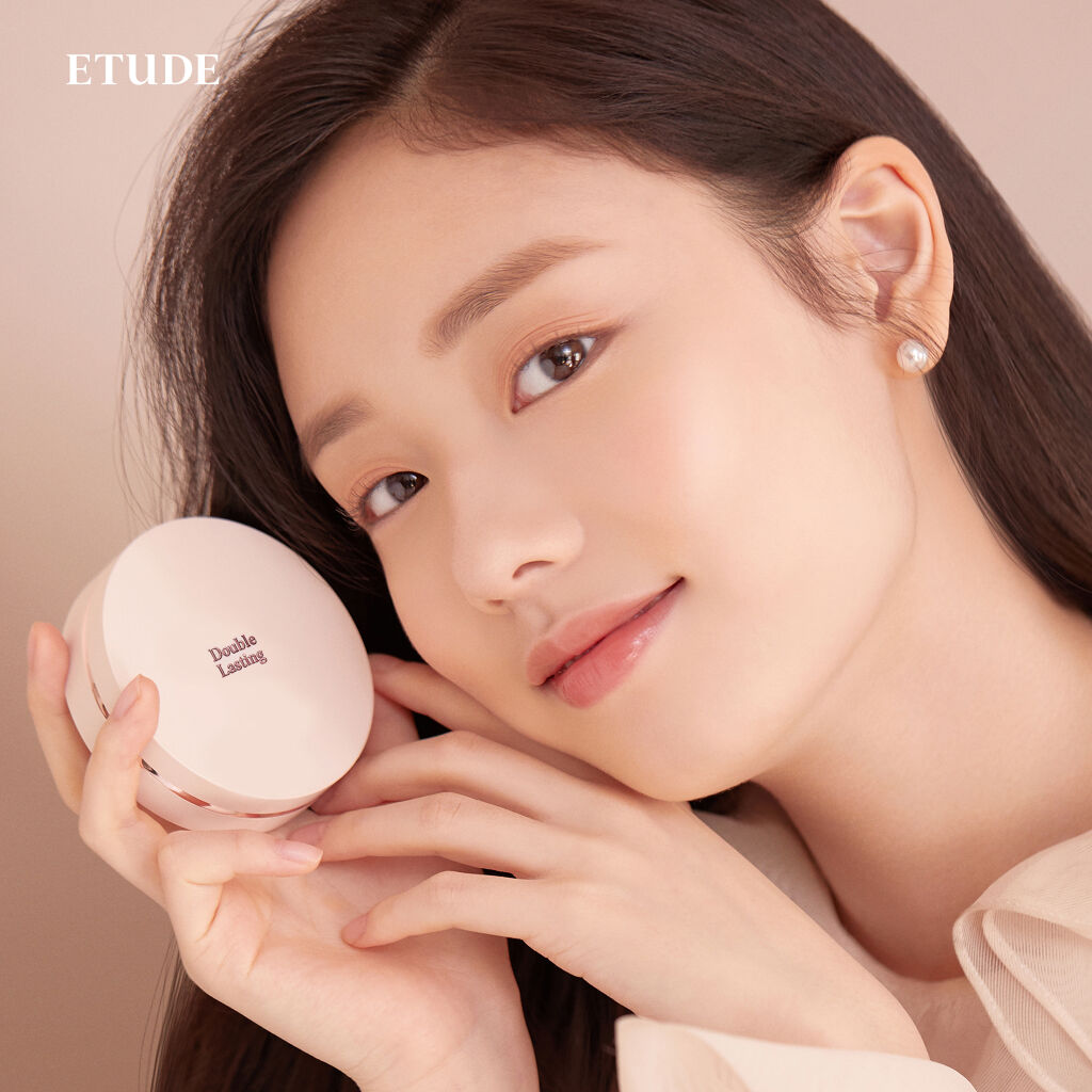 ダブルラスティング クッショングロウ/ETUDE/クッションファンデーションを使ったクチコミ（1枚目）