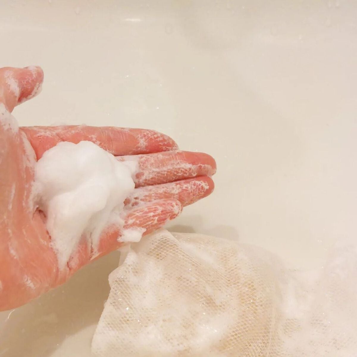 濱縮緬マッサージソープ/ハリメリー/洗顔石鹸を使ったクチコミ(7枚目)