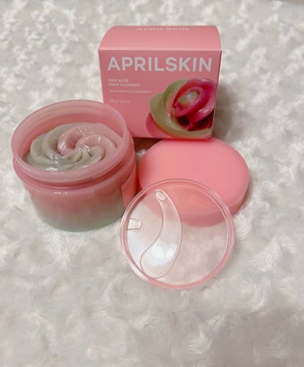 ピンクアロエメレンゲクレンザー/APRILSKIN/その他洗顔料を使ったクチコミ(1枚目)