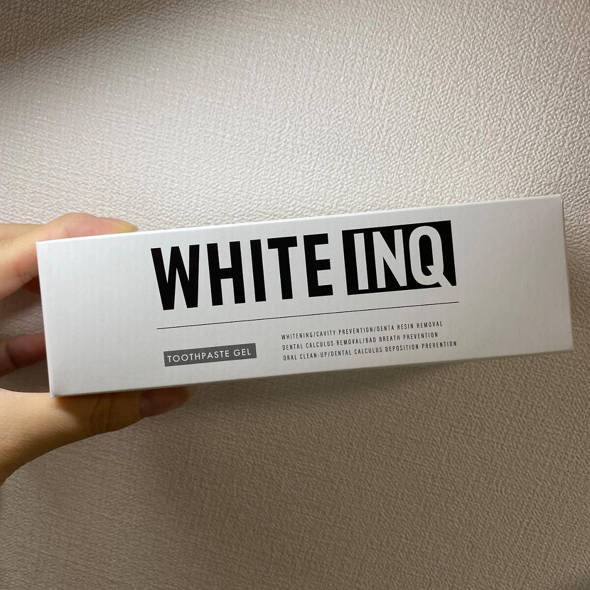 ホワイトニング歯磨きジェル/WHITE-INQ/歯磨き粉を使ったクチコミ（2枚目）