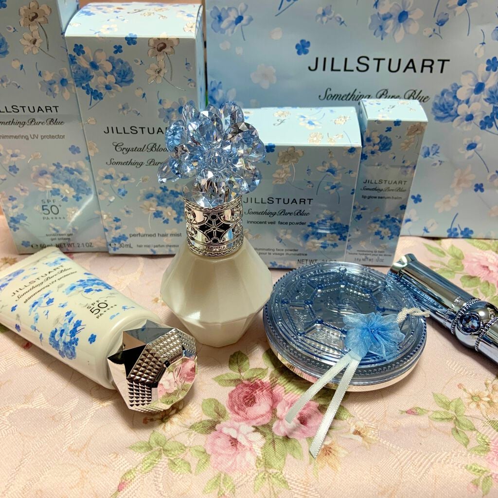クリスタルブルーム サムシングピュアブルー セント パフュームド ヘアミスト/JILL STUART/ヘアミストを使ったクチコミ(1枚目)