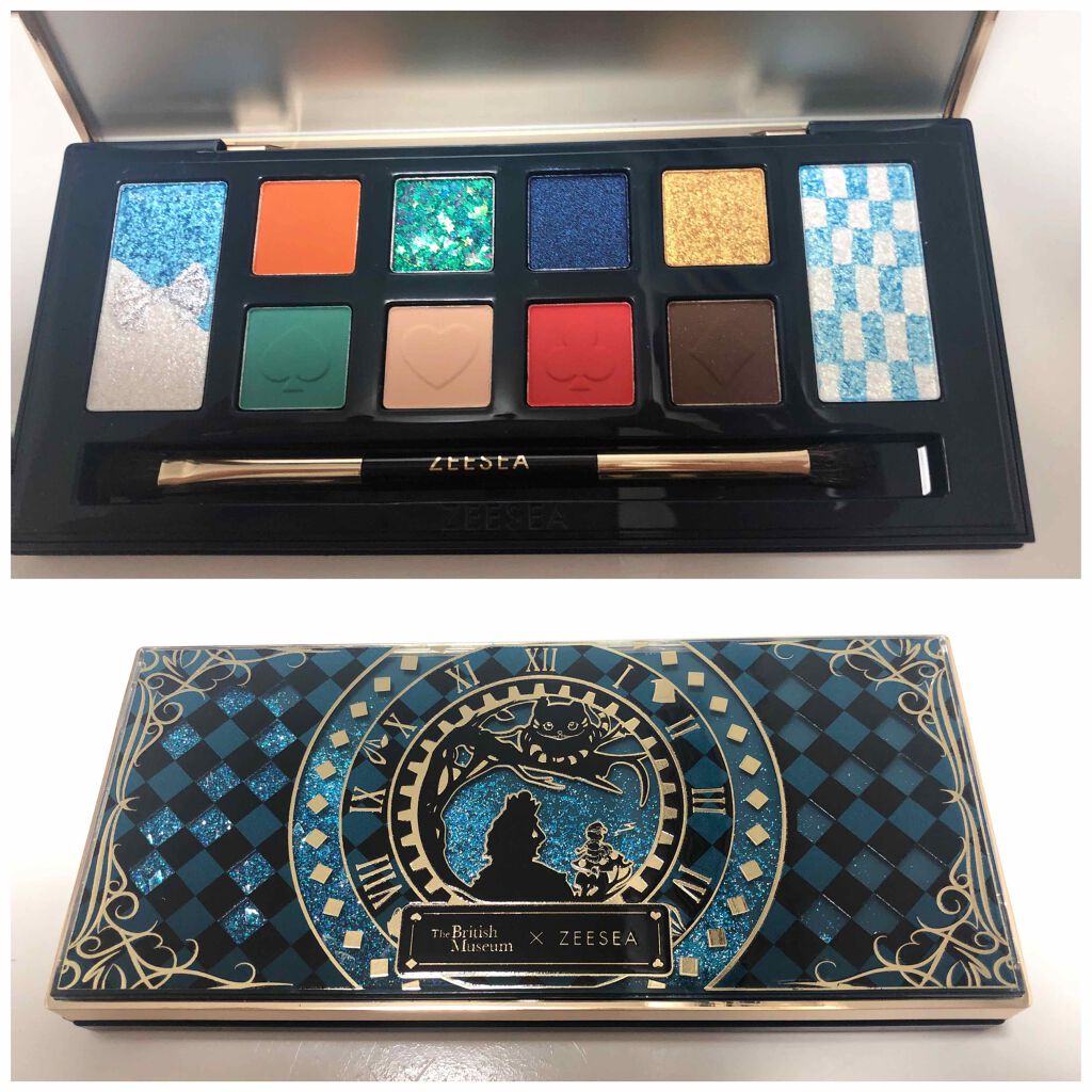 アリスドリームランドシリーズ 12色アイシャドウパレット(ZEESEA×大英博物館)/ZEESEA/アイシャドウパレットを使ったクチコミ(1枚目)